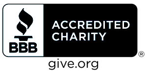 BBB temporary accredited charity emblem